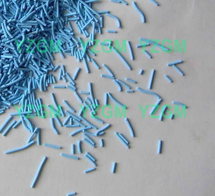 blue needle-shaped speckles for detergent powder making
