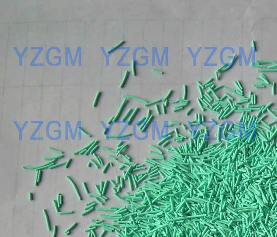 green needle-shaped speckles for detergent powder making