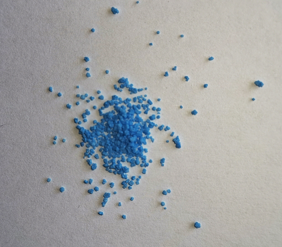 blue speckle for detergent powder making