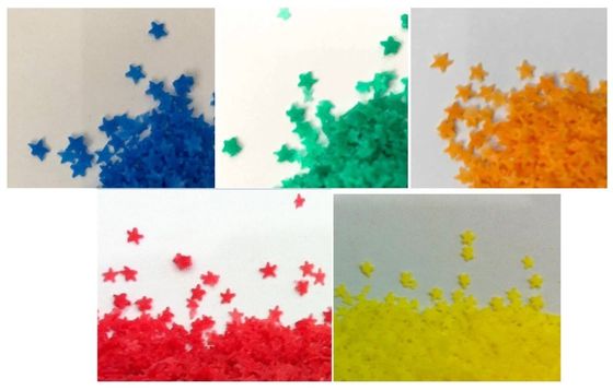 red Star-Shaped Speckle for detergent powder making